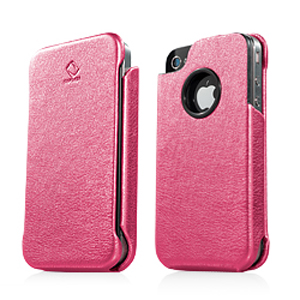  Capdase Capparel Protective Case Forme Pink/Black for iPhone 4/4S (CPIH4-1041)